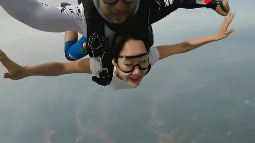 坐标韩国,韩国大妞儿,体验高空跳伞 喜达峰跳伞飞行俱乐部