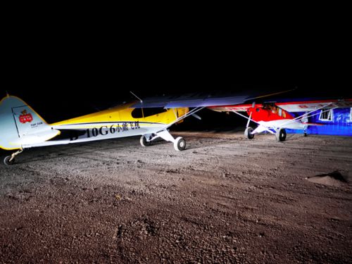 小熊飞机首次翱翔大连天空，滨城迎来首个飞行营地与飞行俱乐部